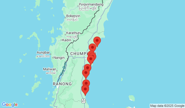 10 สุดยอดชายหาดทะเลชุมพร