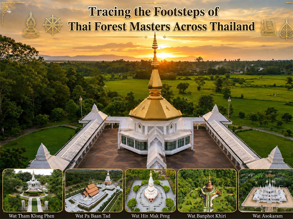 Theo dấu chân các Thiền sư Rừng Thái Lan khắp